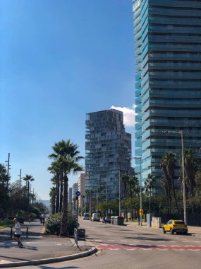 Barselona şehrinin manzarası