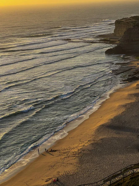 stock image beautiful beach at sunset