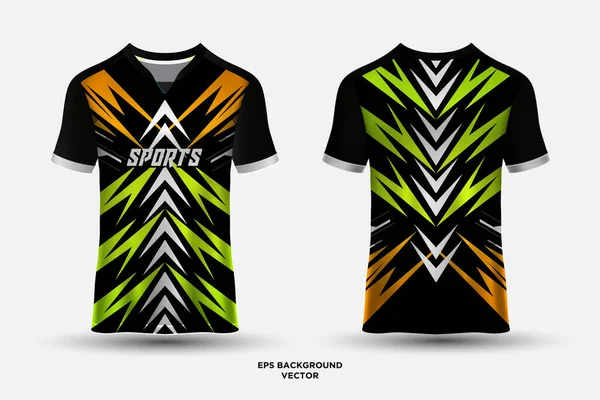 Modern T shirt jersey design suitable for sports, racing, soccer