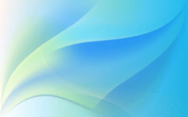 Beautiful Blue Gradient Wavy Background Vector Elegant Smooth Gradient Background Graphismes Vectoriels