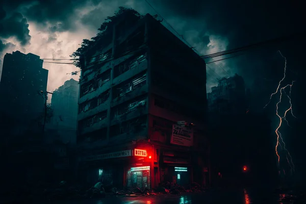 apocalypse city, stranger things style