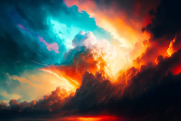 heaven, spectral, bright, clouds texture
