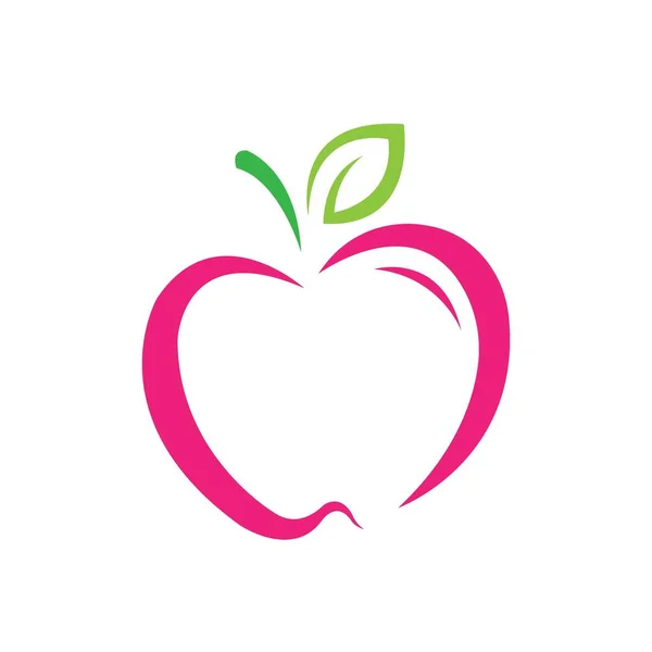 Apple simgesi logo vektör tasarım şablonu