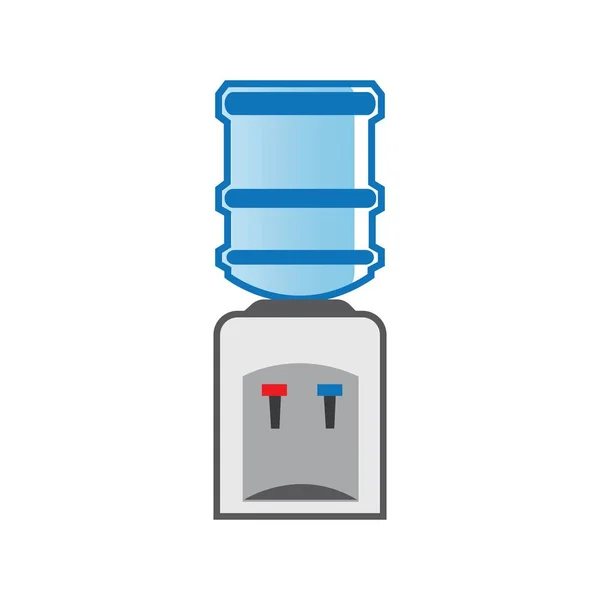 Trinkwasserspender Symbol Logo Vektor Design — Stockvektor