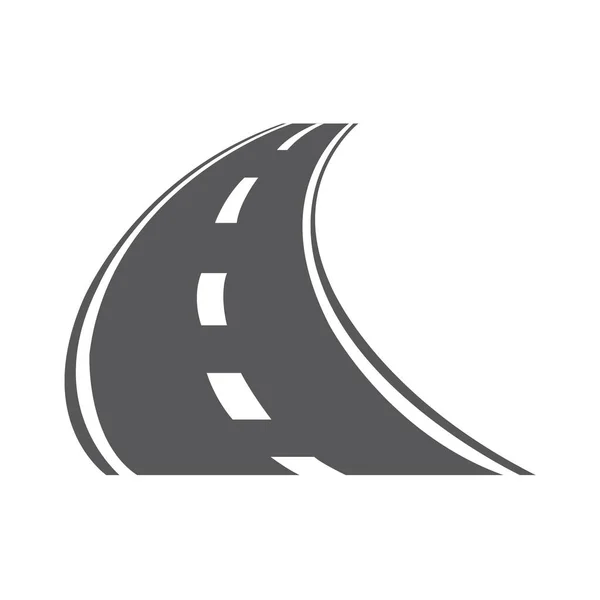 Ikona Logo Autostrady Wektor Projekt Szablon — Wektor stockowy