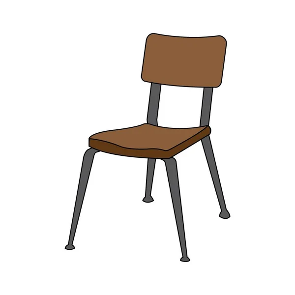 Ikona Krzesło Logo Wektor Wzór Projektu — Wektor stockowy