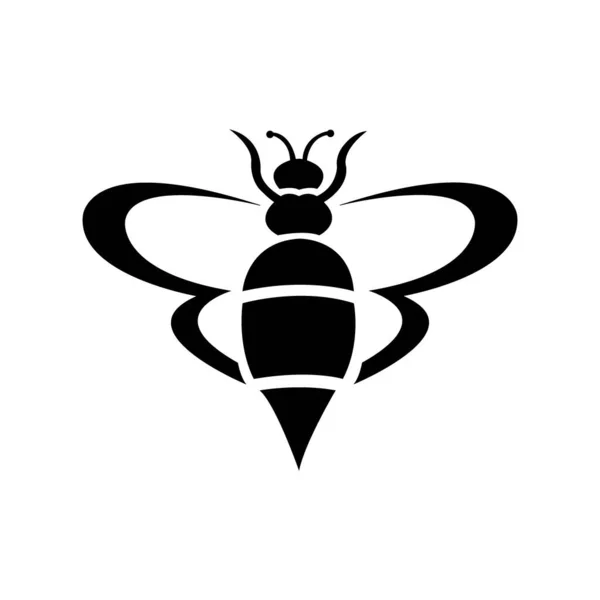 Bee Icon Logo Vector Design Template — 图库矢量图片