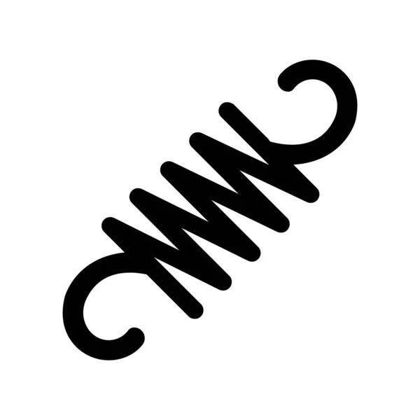 Demir Yay Simgesi Logo Vektör Tasarım Şablonu — Stok Vektör