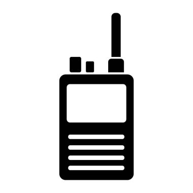 Kullanışlı talkies simge logo vektör tasarım şablonu