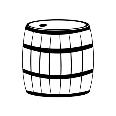 Namlu simgesi logo vektör tasarım şablonu