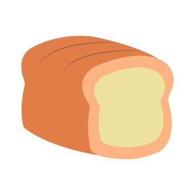 ekmek simgesi logo vektör tasarım şablonu