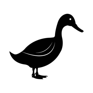 duck icon logo vector design template
