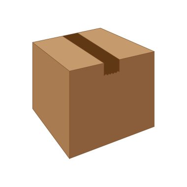 package box icon logo vector design templat