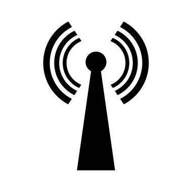 signal towers icon logo vector design template