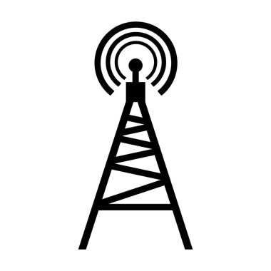 signal towers icon logo vector design template