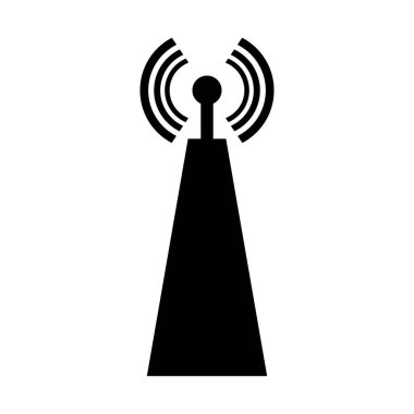 signal towers icon logo vector design template