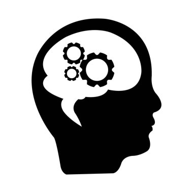 fikir simgesi logo vektör tasarım şablonu