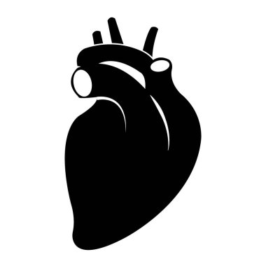heart icon logo vector design template