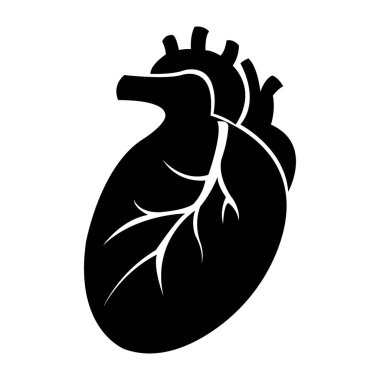 heart icon logo vector design template