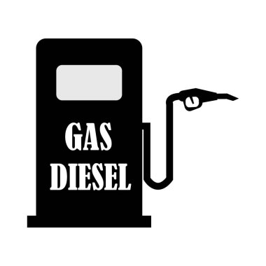 fuel diesel icon logo vector design template