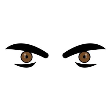 Göz simgesi logo vektör tasarım şablonu