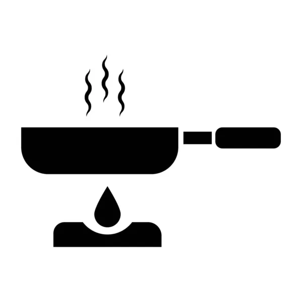 Cuisinier Icône Logo Vectoriel Modèle Conception — Image vectorielle