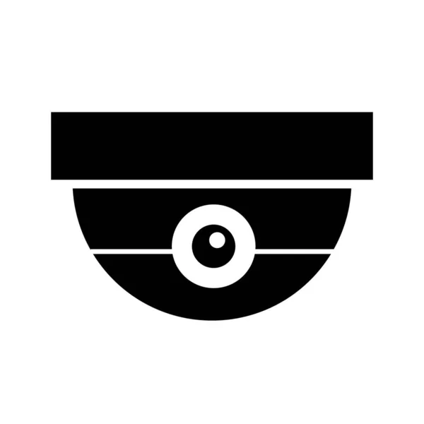 Шаблон Векторного Дизайна Логотипа Камеры Видеонаблюдения — стоковый вектор