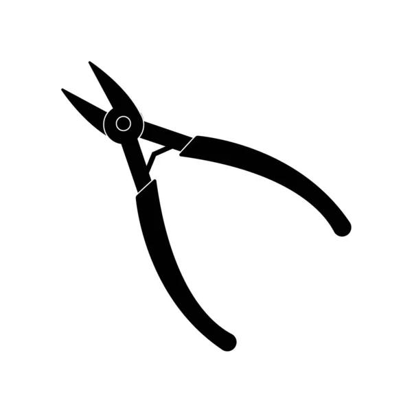 Pince Icône Logo Vectoriel Modèle Conception — Image vectorielle