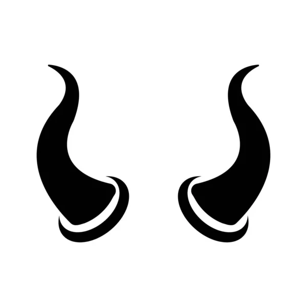 Шаблон Векторного Дизайна Логотипа Рогов — стоковый вектор