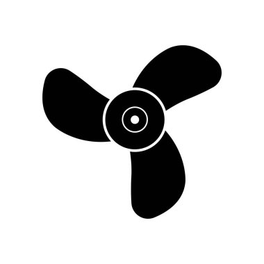 Pervane simgesi logo vektör tasarım şablonu