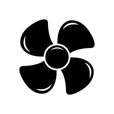 Pervane simgesi logo vektör tasarım şablonu