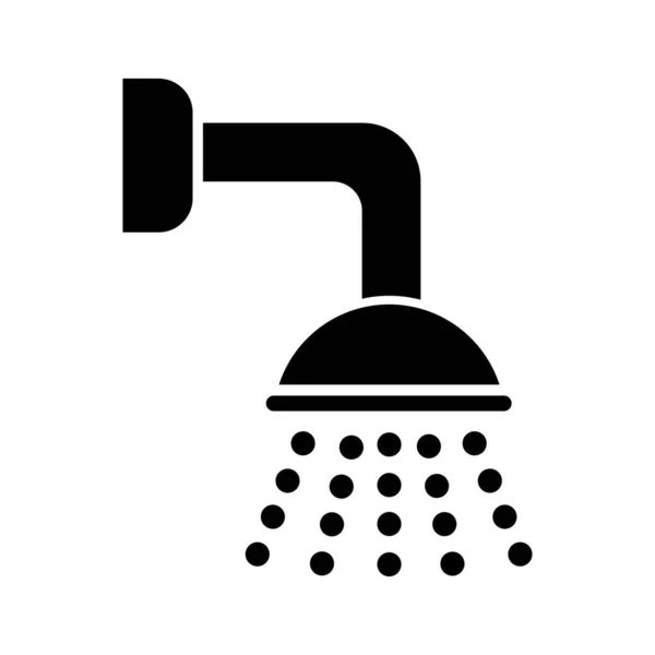 Douche Pictogram Logo Vector Ontwerp Template — Stockvector