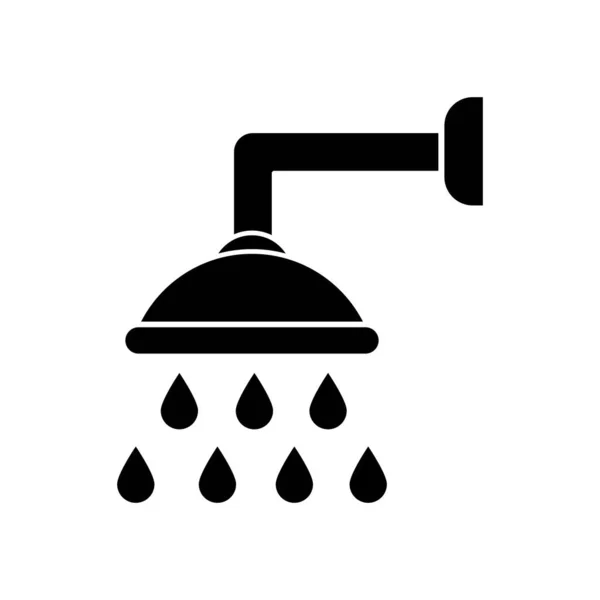 Εικονίδιο Ντους Λογότυπο Διάνυσμα Πρότυπο Σχεδιασμού — Διανυσματικό Αρχείο