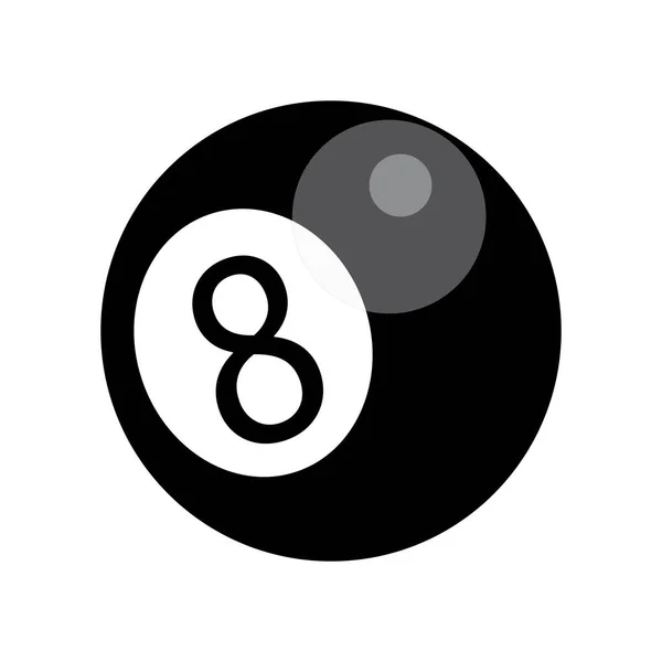 Billard Symbol Logo Vektor Design Vorlage — Stockvektor