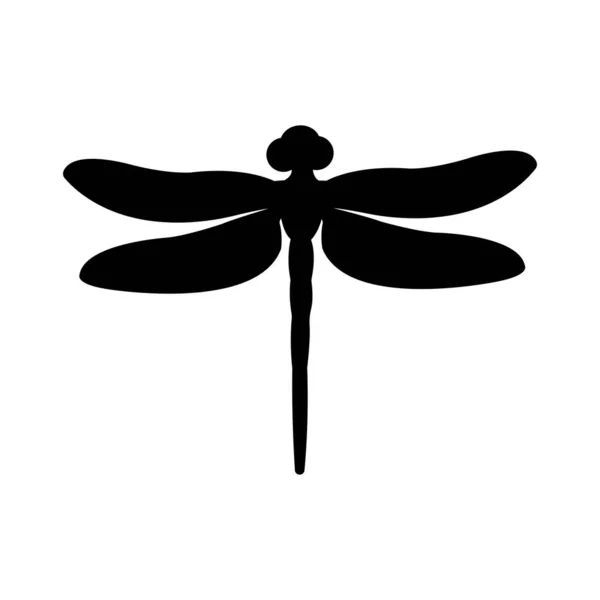 Libelle Symbol Logo Vektor Design Templat — Stockvektor