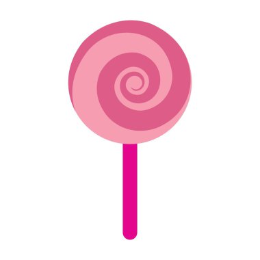 Şeker simgesi logo vektör tasarım şablonu