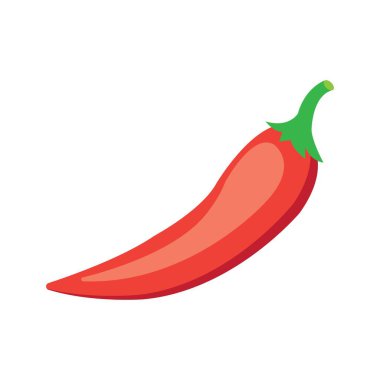 chili simgesi logo vektör tasarım şablonu