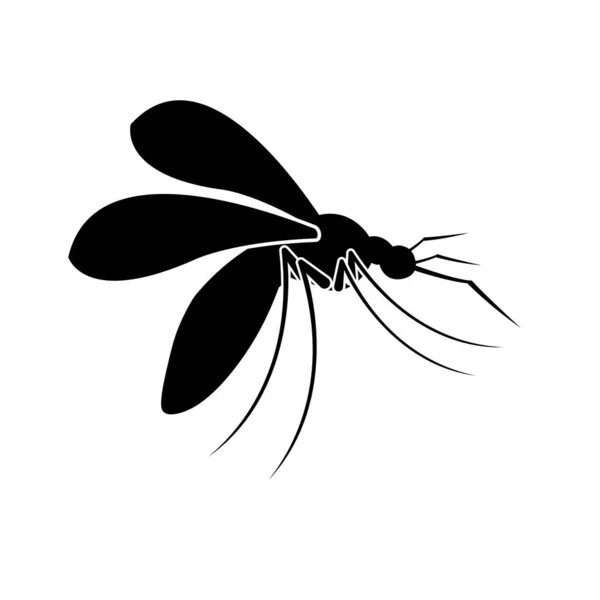 Mosquito Icon Logo Vector Design Template — ストックベクタ