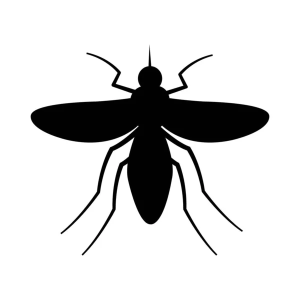 Mosquito Icon Logo Vector Design Template — Stok Vektör