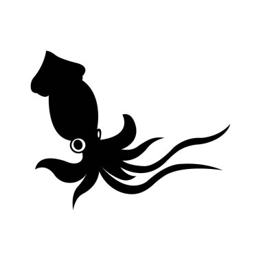 squid icon logo vector design template