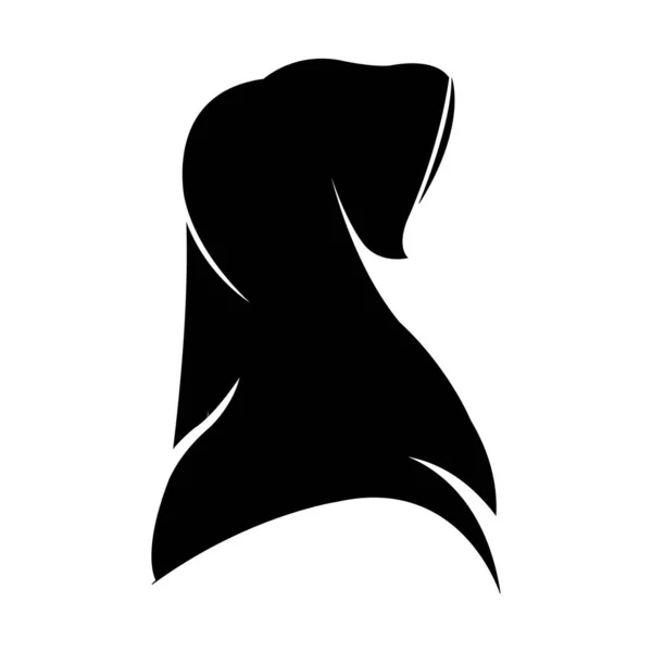 Головний Убір Значка Логотип Векторний Дизайн Шаблон — стоковий вектор