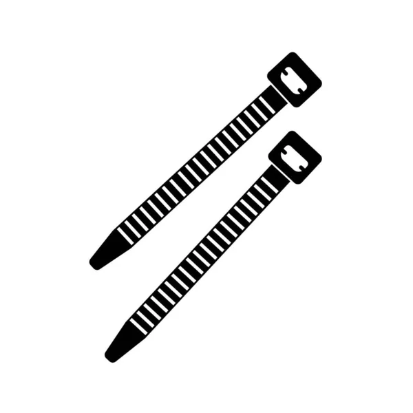 Kabel Tie Pictogram Logo Vector Ontwerp Sjabloon — Stockvector