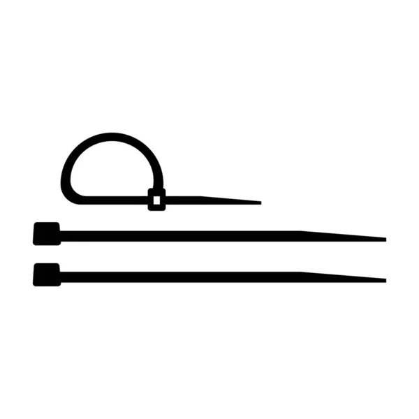 Ícone Gravata Cabo Modelo Design Vetor Logotipo —  Vetores de Stock