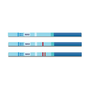 hamilelik testi kipi vektör tasarım şablonu