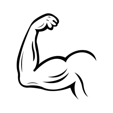 Kol simgesi logo vektör tasarım şablonu