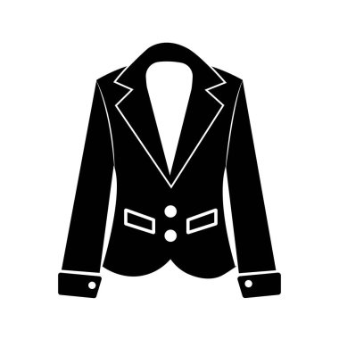 kız ceketi ikon vektör tasarım şablonu