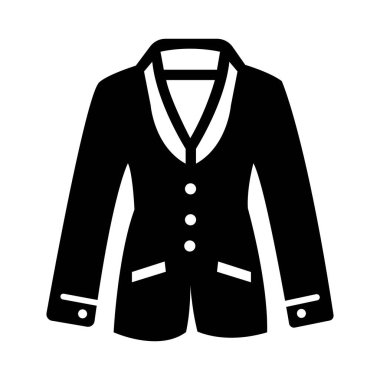 kız ceketi ikon vektör tasarım şablonu