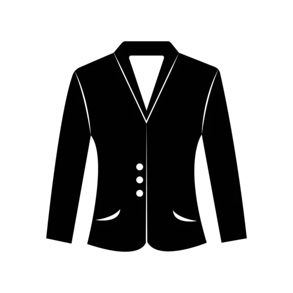 Дівчина Куртка Значок Векторний Дизайн Шаблон — стоковий вектор
