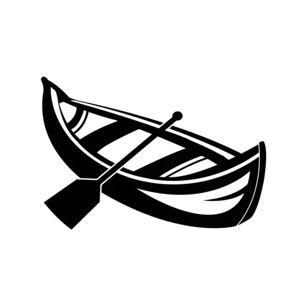 Szablon Projektu Wektora Ikony Canoe — Wektor stockowy
