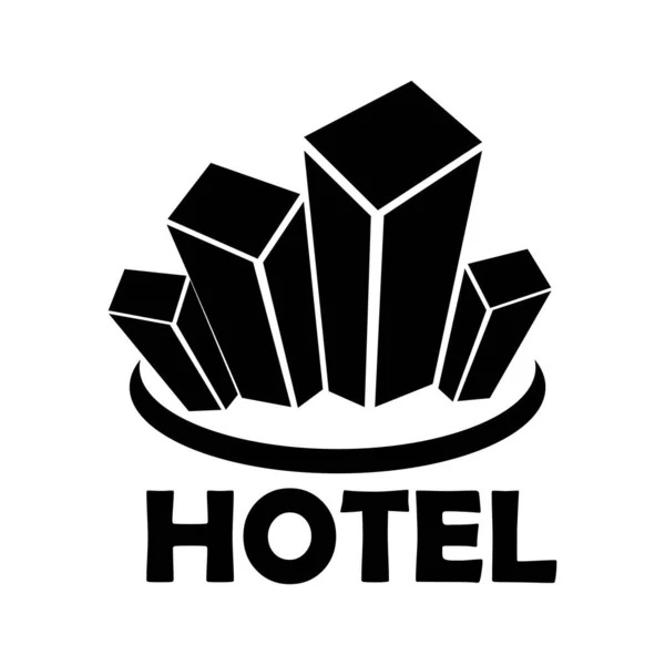 Modèle Design Vectoriel Icône Hôtel — Image vectorielle